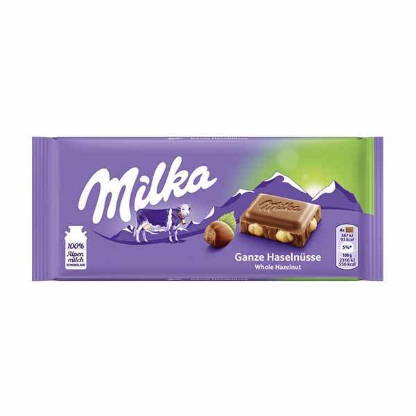 Cokollate me lajthi te plote Milka 95gr