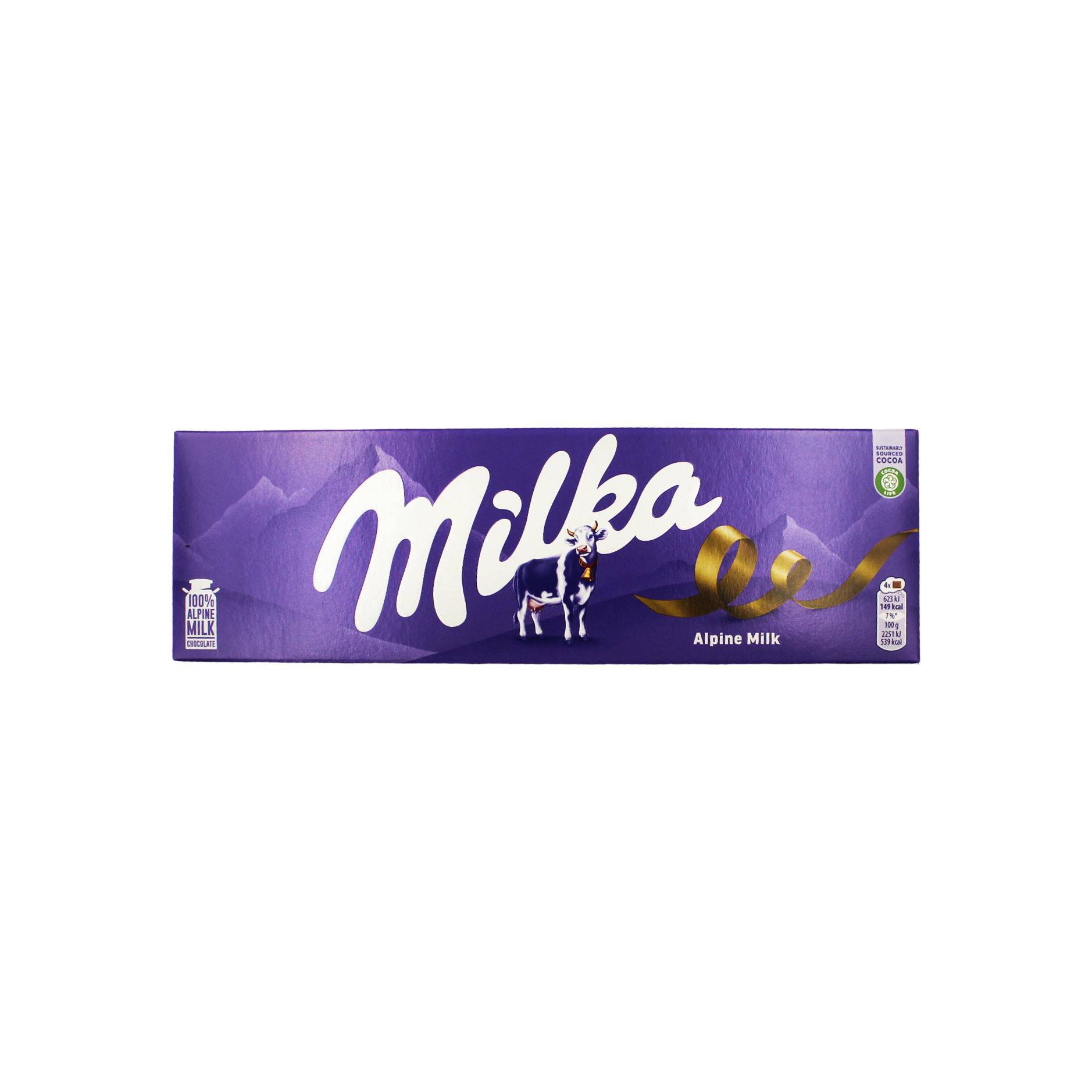 Cokollate me qumesht Milka alpine 250gr