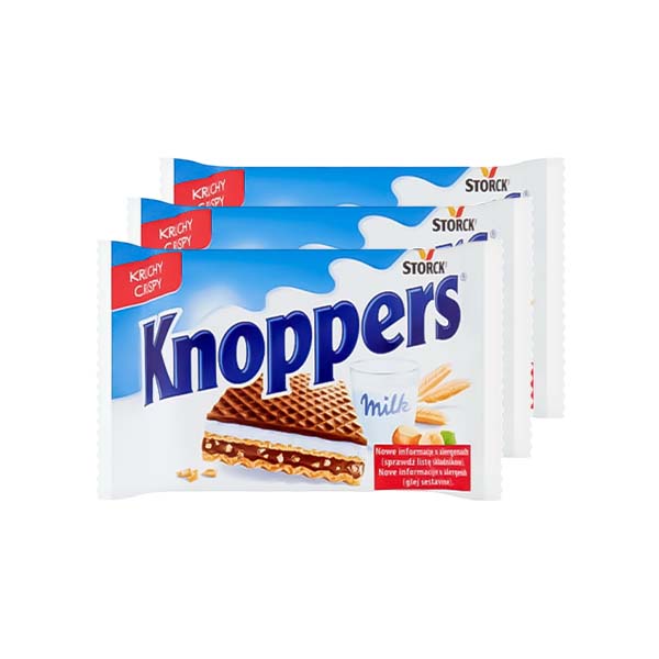 Vafer me lajthi Knoppers Stork 75gr