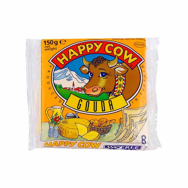 Kackavall rriska gouda Happy cow 150gr