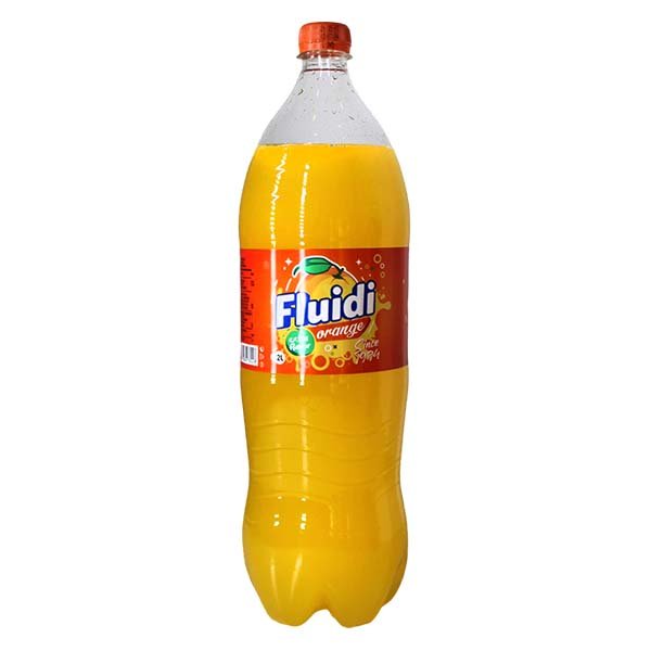 Pije e gazuar me portokall Fluidi 2l