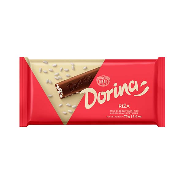 Cokollate me oriz Dorina 75gr