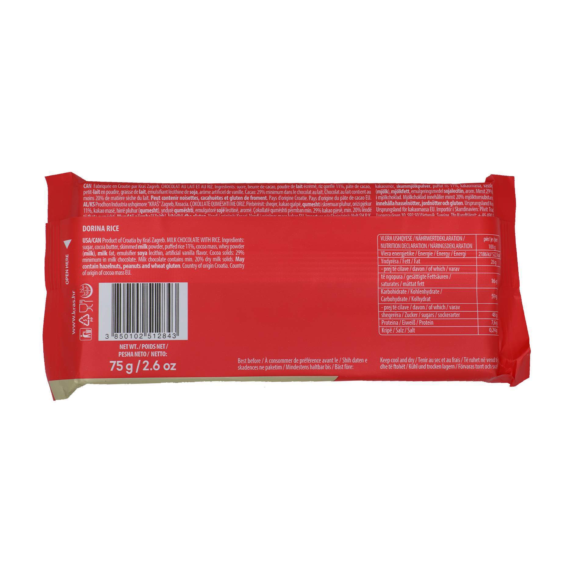 Cokollate me oriz Dorina 75gr - Figura 3