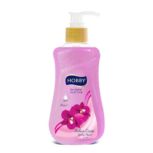 Sapun i lenget pink rose Hobby 400ml - Figura 2