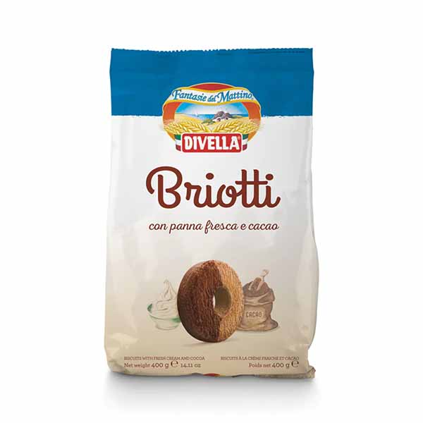 Biskota me krem dhe kakao Divella 400gr