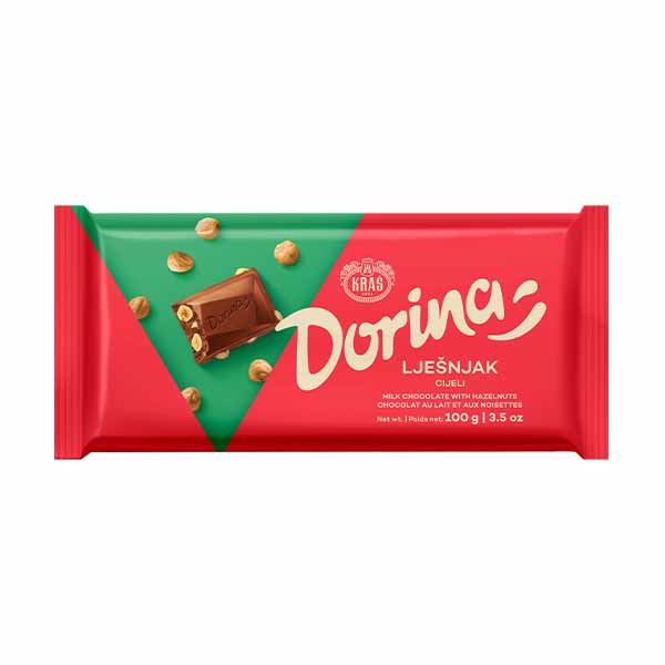 Cokollate me lajthi te plote Dorina100gr