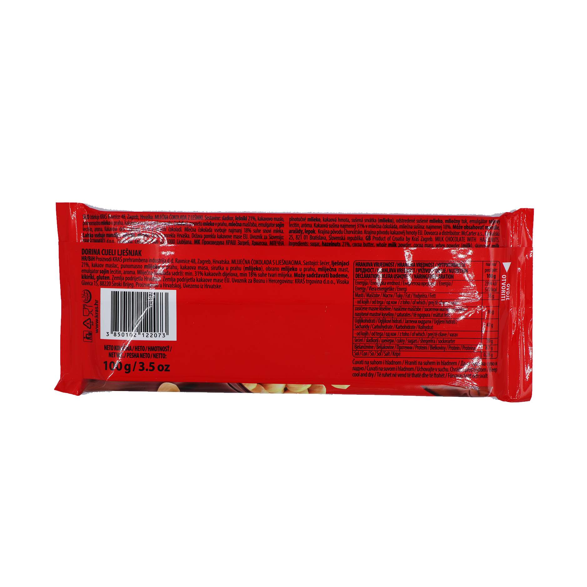 Cokollate me lajthi te plote Dorina100gr - Figura 4