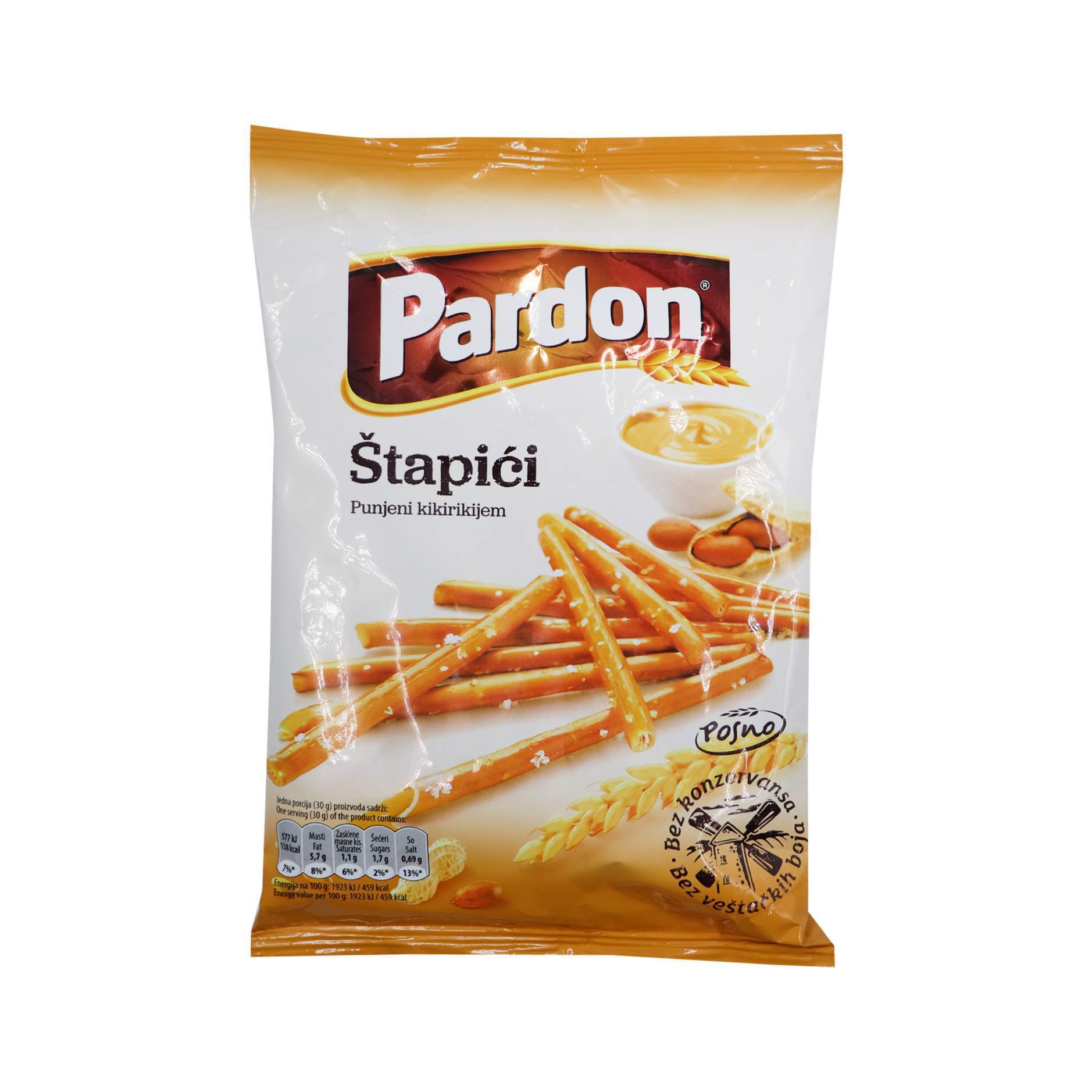 Shkopinje me kikirik Pardon 100gr