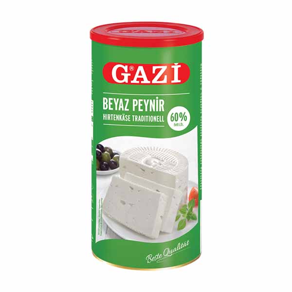 Djathe ne kanace Gazi 60% 800gr