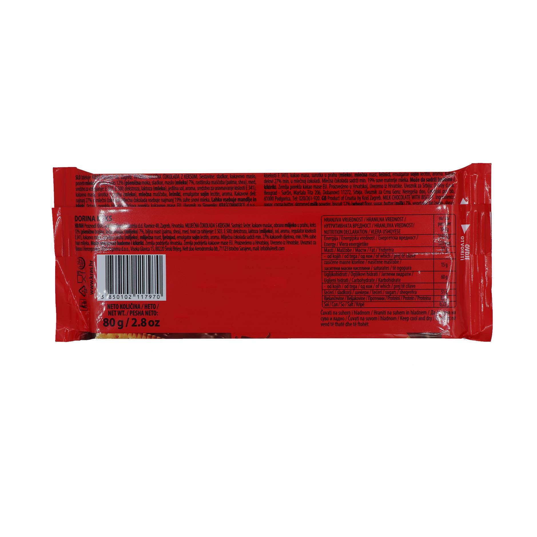 Cokollate me Biskote Dorina 80gr - Figura 4