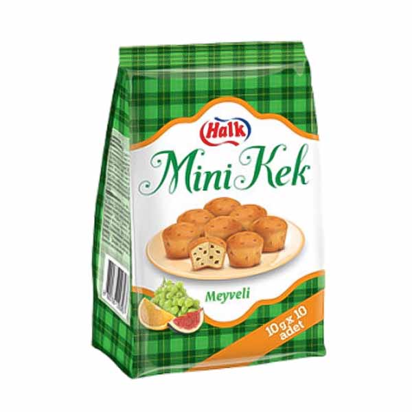 Mini kek me shije frutash Halk 100gr