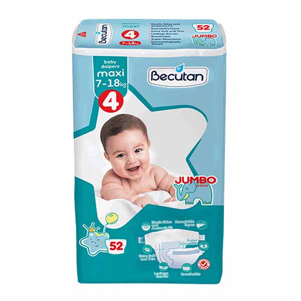 Pelena per femije maxi Bekutan 52 cope
