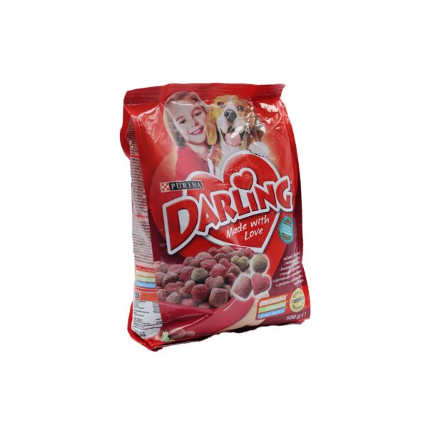 Ushqim qeni me mish darling Purina 500gr