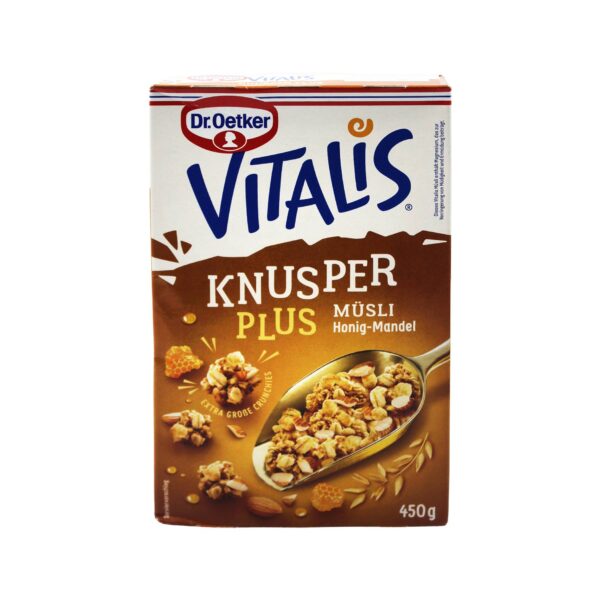 Musli mjalte dhe bajame Oetker 450gr