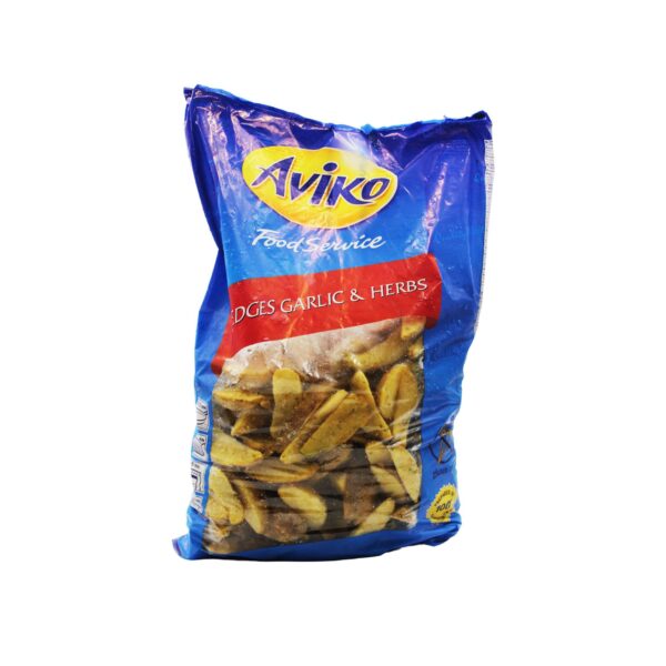 Wedges garlic  herbs Aviko 2.5 kg