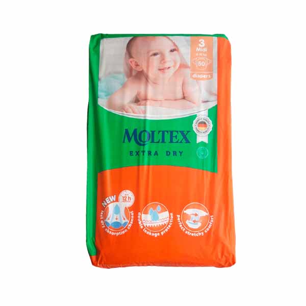 Pelena per femije jumbo midi Moltex 50c