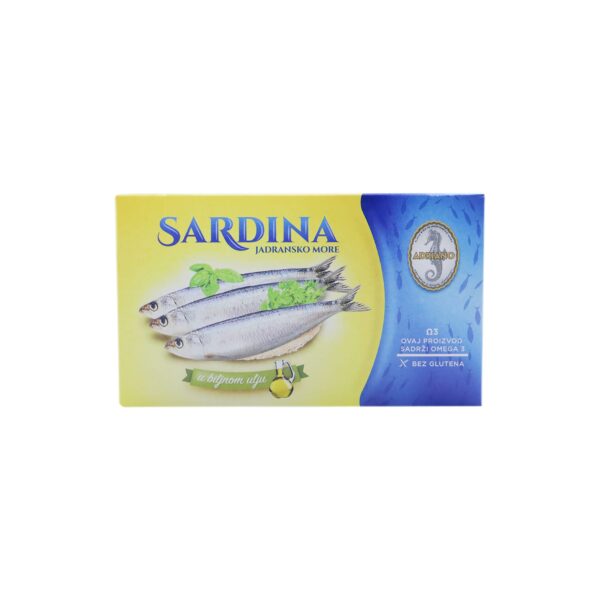 Sardin me vaj bimor Adriano 125gr
