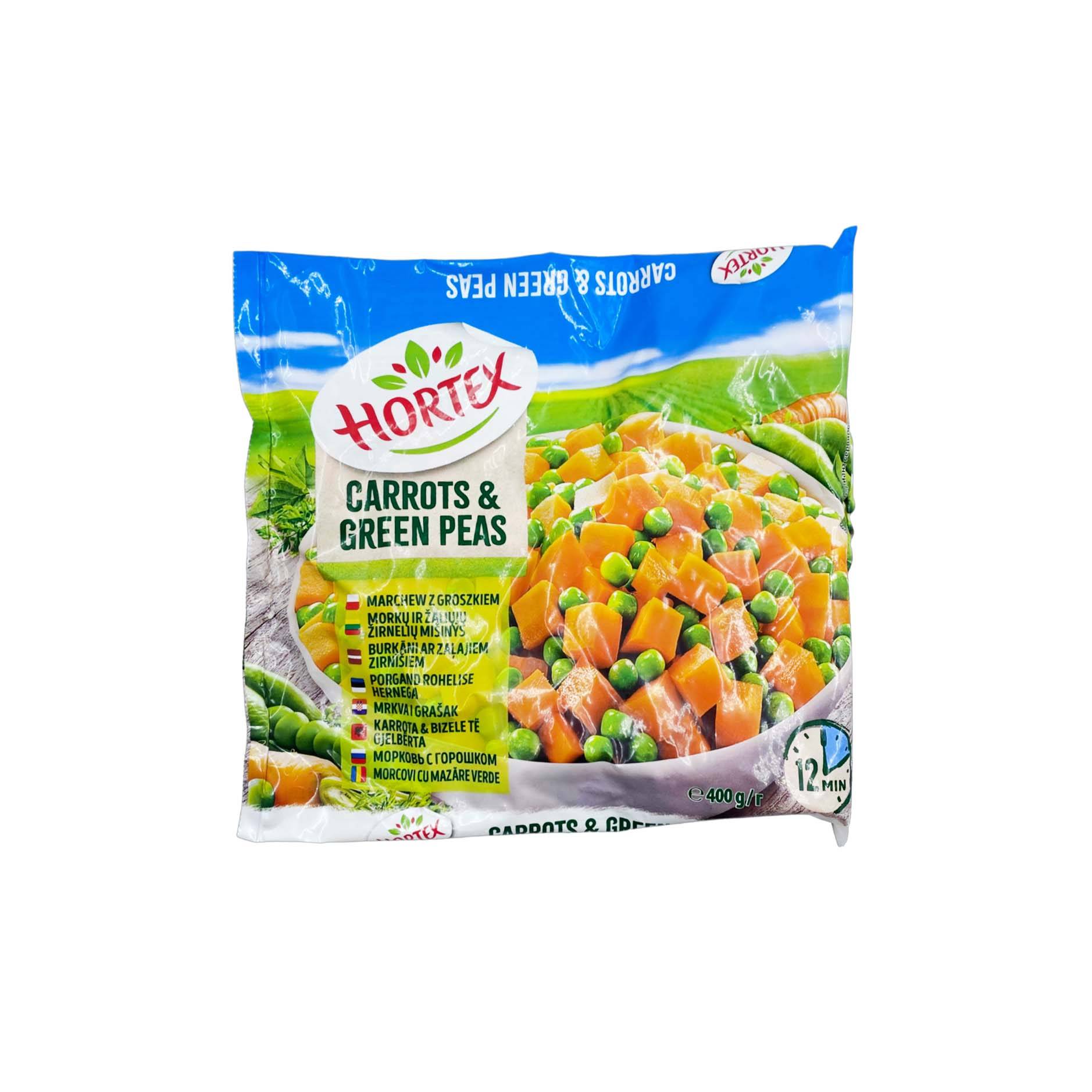 Karrota dhe bizele Hortex 400 gr
