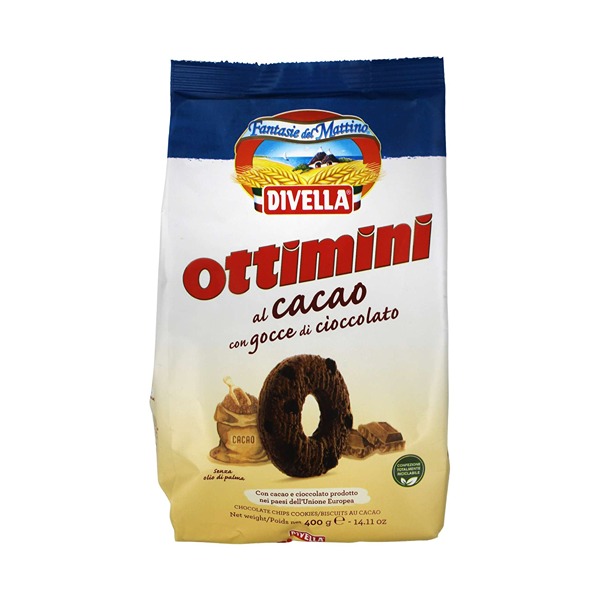 Biskota me kakao dhe coko Divella400gr