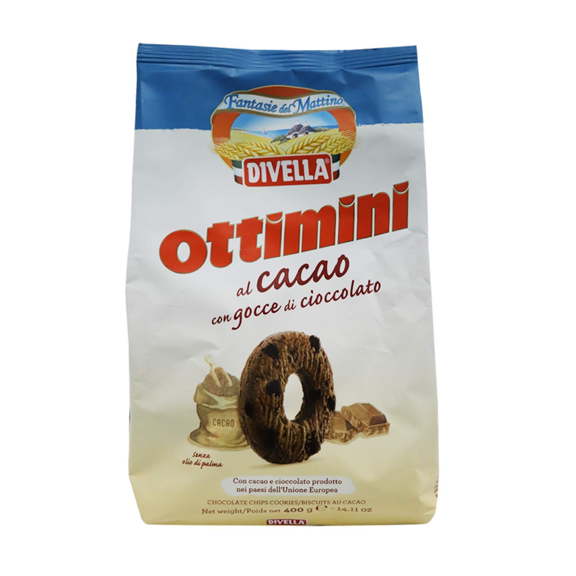 Biskota me kakao dhe coko Divella400gr - Figura 4
