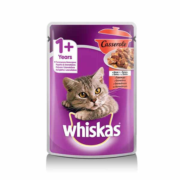 Ushqim macesh caseerole Whiskas 85gr