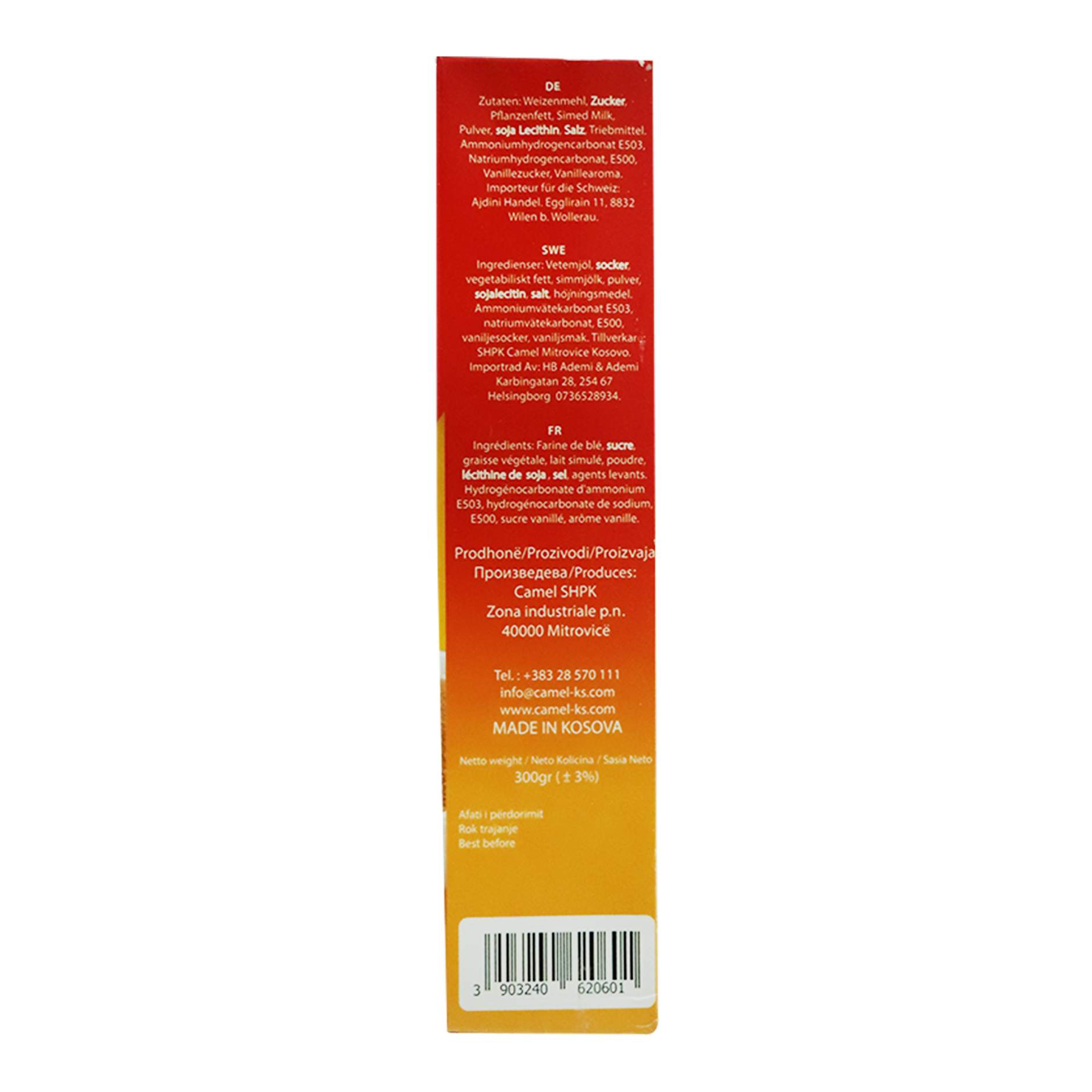 Biskota te thata te bluara Camel 300gr - Figura 5