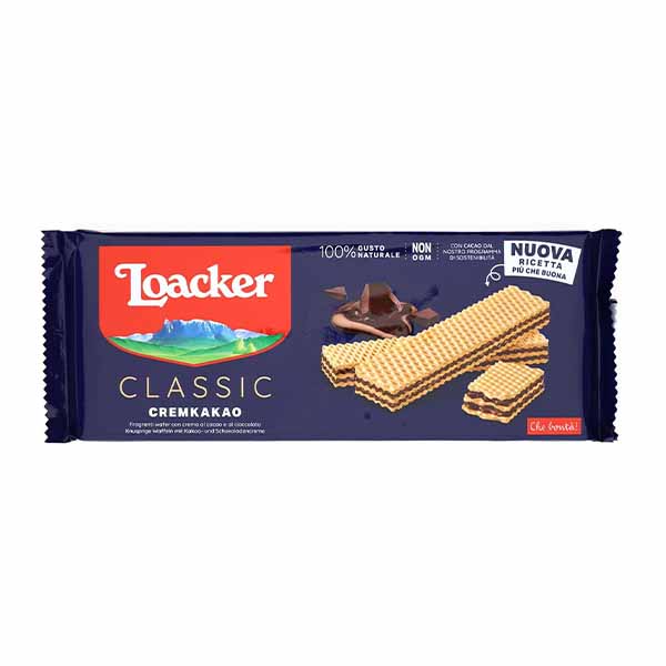Vafer me double cokollate Loacker 175gr