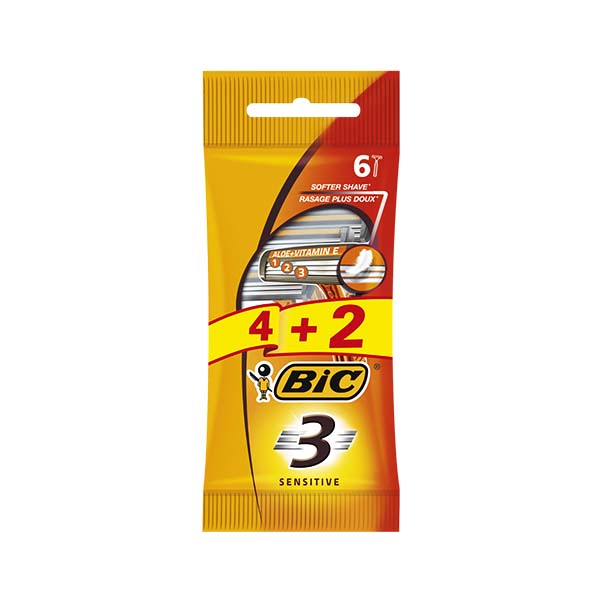 Brisqe per meshkuj Bic 4+2 cope
