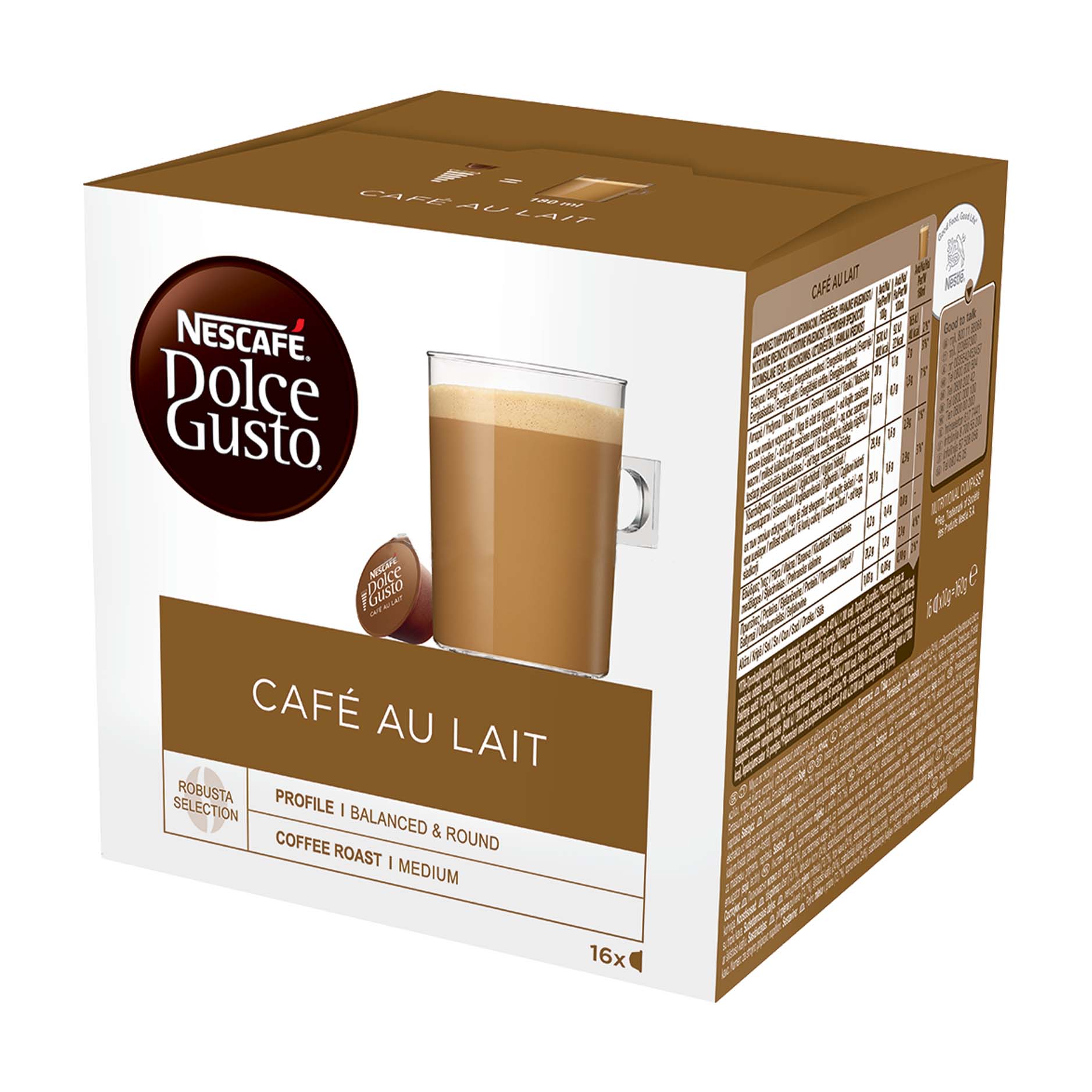 Kafe aparati au lait Dolce gusto 112gr