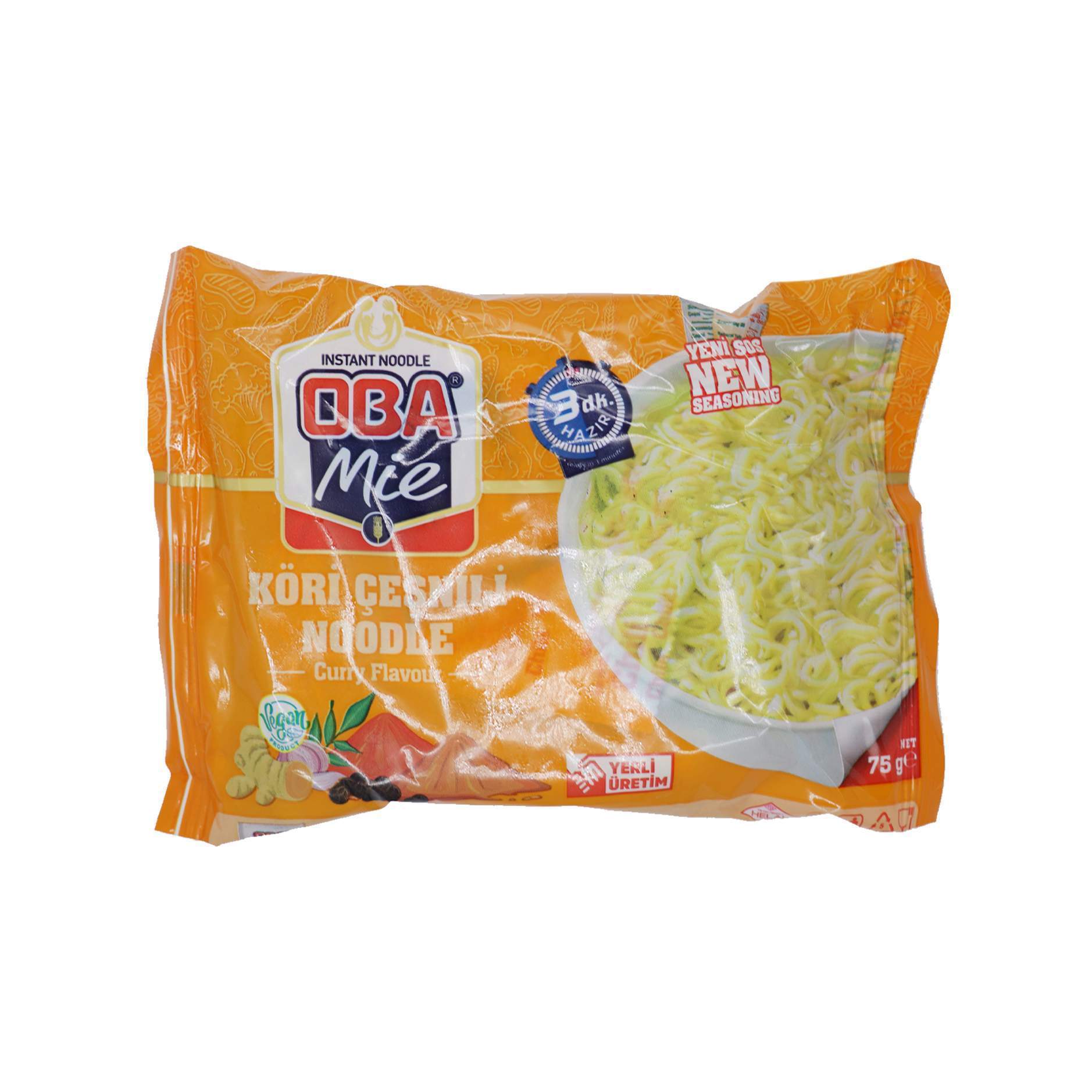 Noodles me shije curry Oba mie 70gr