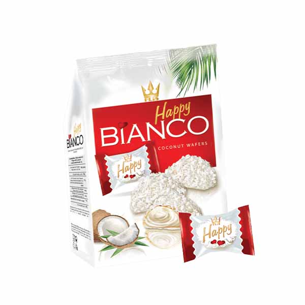 Vafer me kokos Happy bianco 140gr - Figura 2