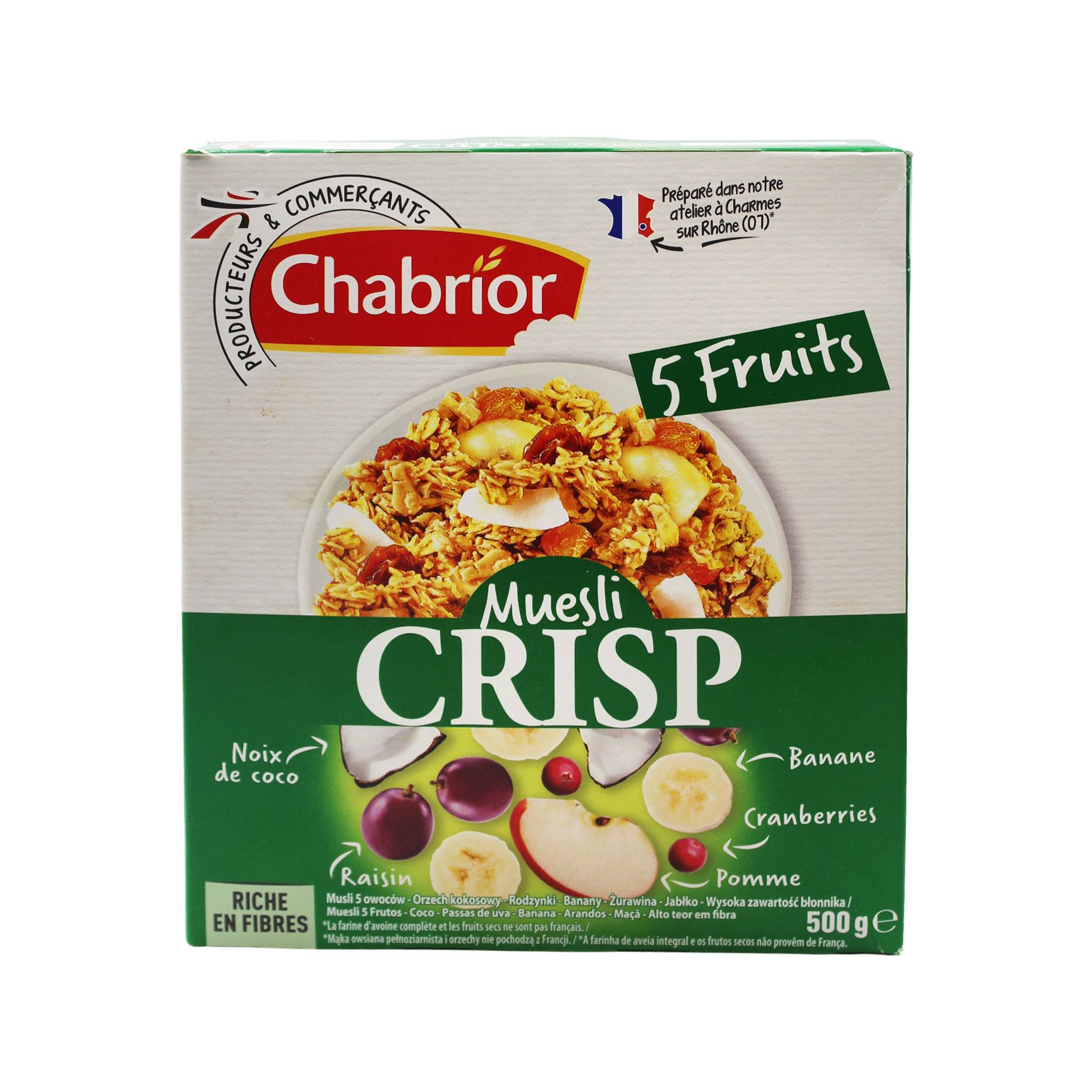 Musli me fruta Chabrior 500gr