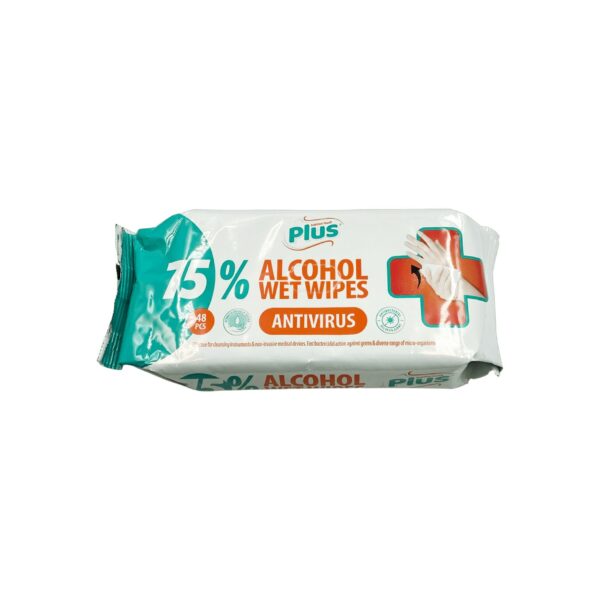 Leter e lagur 75% alkohol Plus 48 cope