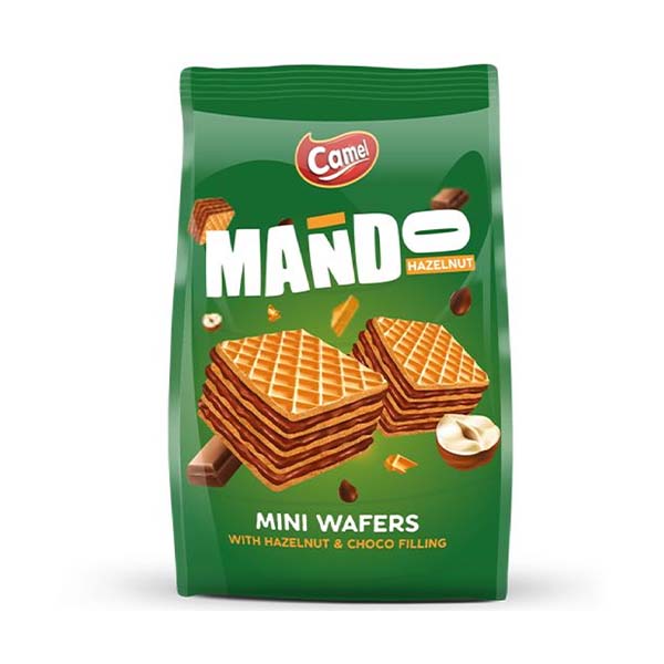 Mini vafers Mando me lajthi Camel 150gr