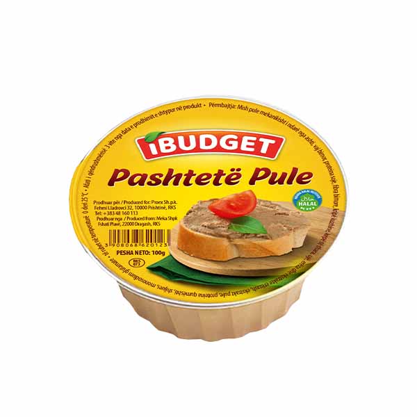 Pashtete pule iBudget 100gr