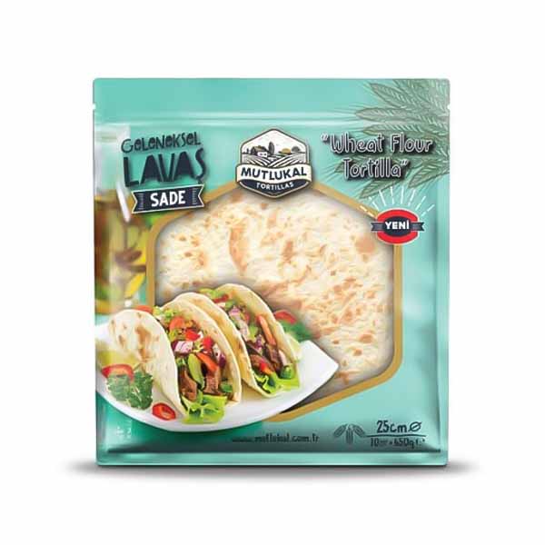 Tortilas Mutlukal 25cm x 10pcs 650gr