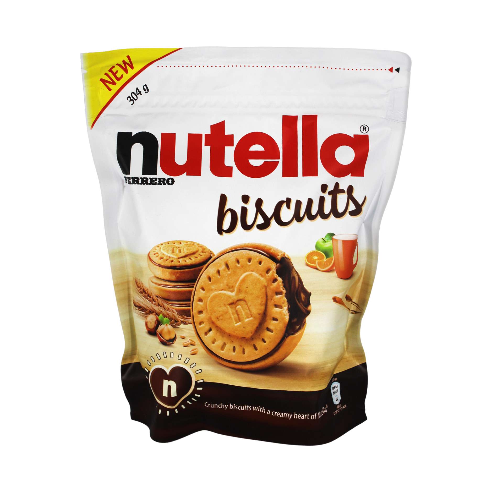 Biskota te mbushura me nutella 304gr