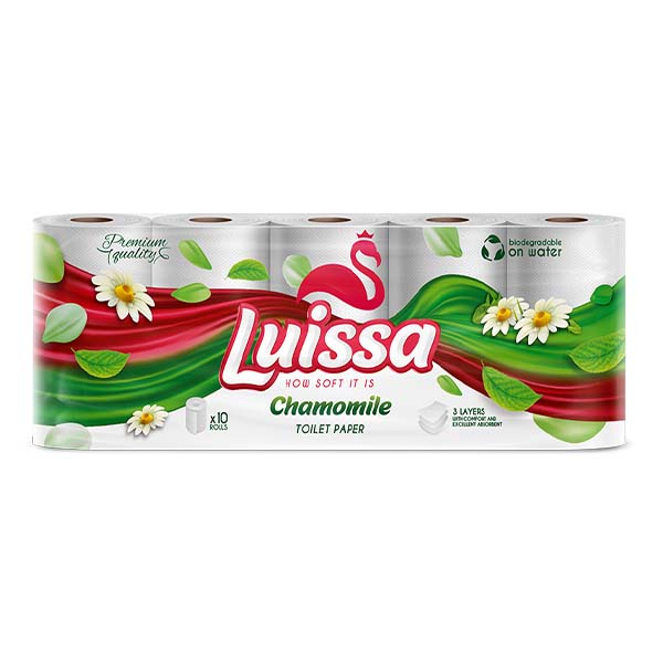 Leter toaleti 3shtresa kamomil Luissa