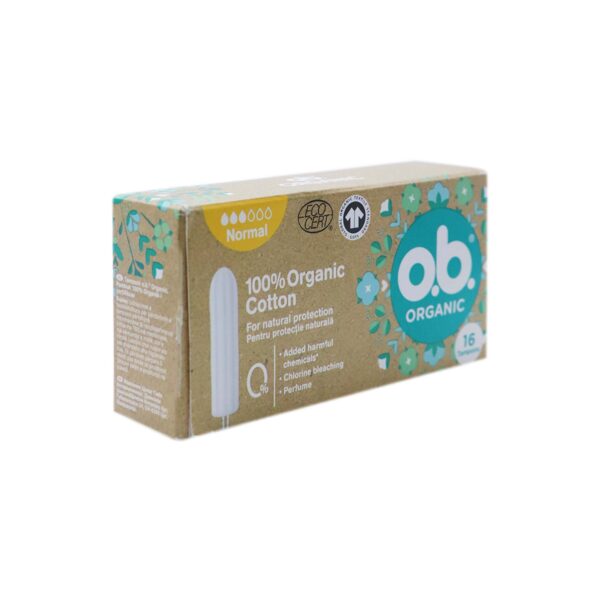 Tampon organic cotton normal OB 16pcs
