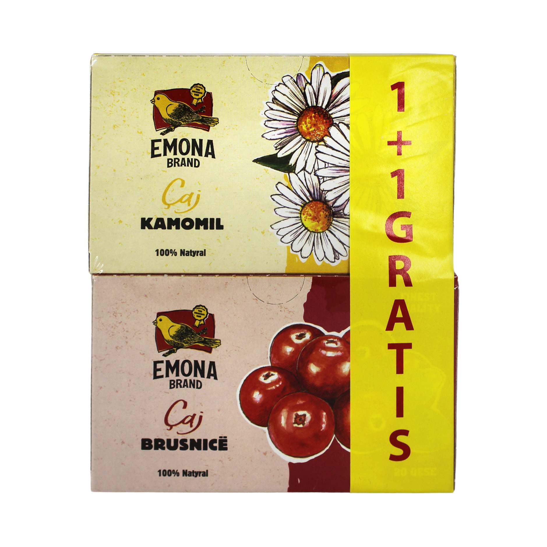 Caj boronice+kamomil gratis Emona Brand 10*1
