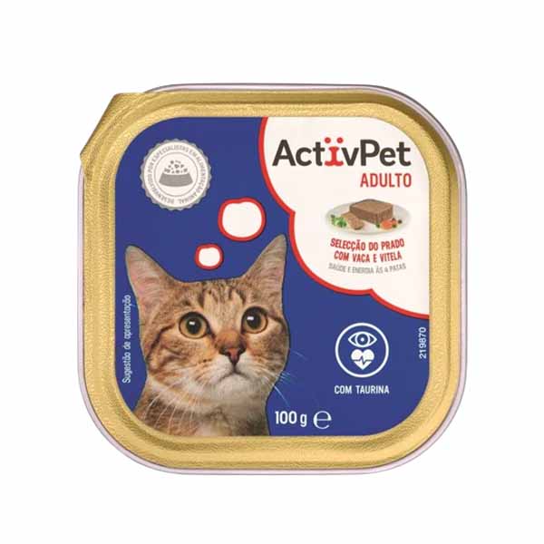 Ushqim mace me mish lope Activepet 100gr