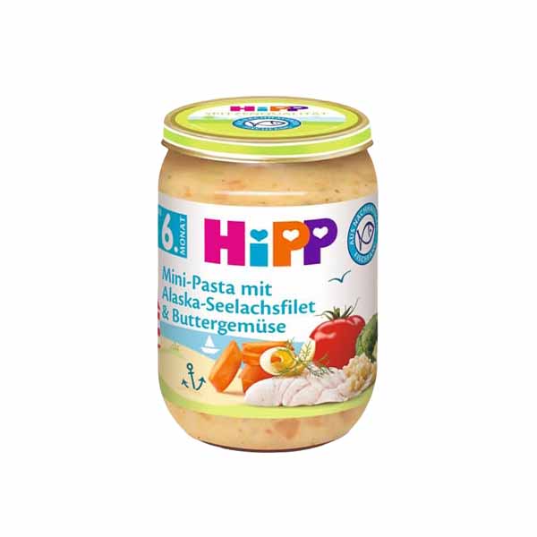 Ushqim femijev Salmon&perime Hipp 190gr