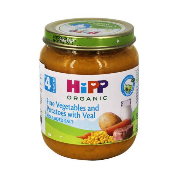 Ushqim femijeve mish&perim Hipp 125gr