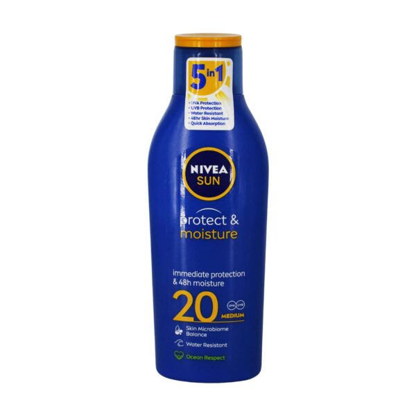 NIVEA SUN MOISTURIZING SUN LOTION SPF 20 200ML