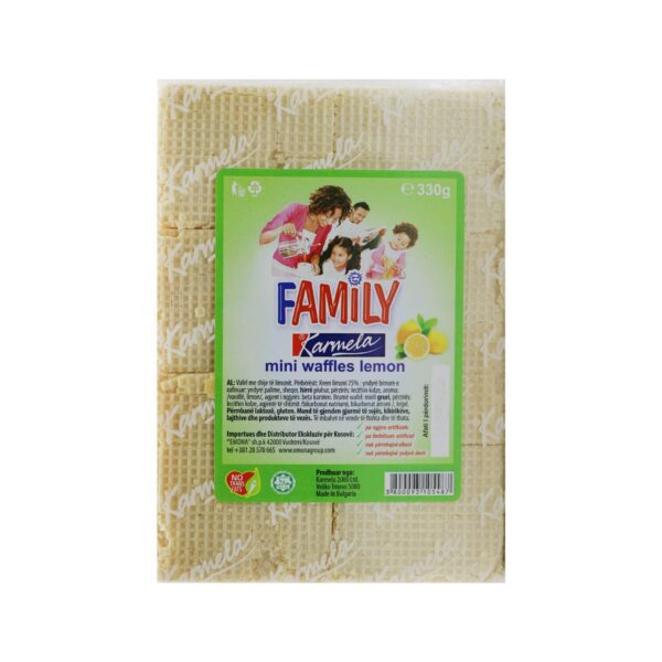 Mini vafer me lemon Family 300gr