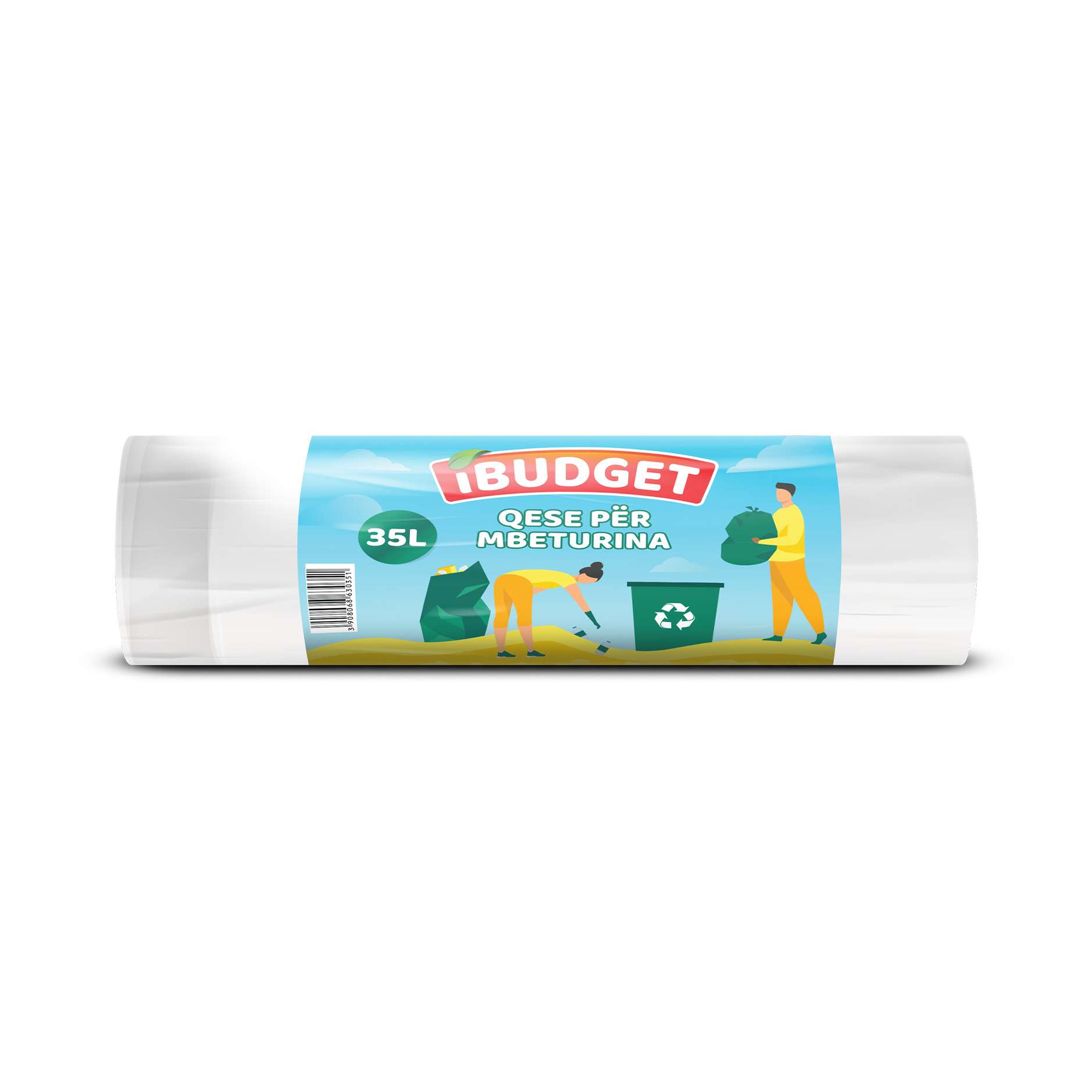 Qese per mbeturina Ibudget 35l