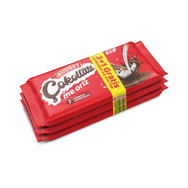 Cokollate me oriz Ibudget 75gr3+1 gratis