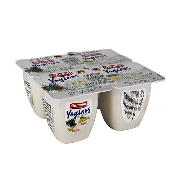 Jogurt banane dhe ananas Yoginos 100gr