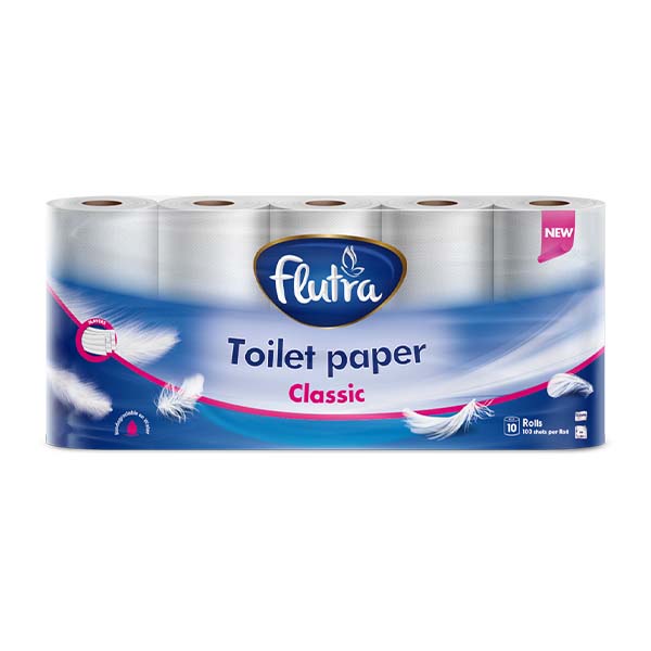 Leter toaleti 3 shtresore Flutra 10pcs