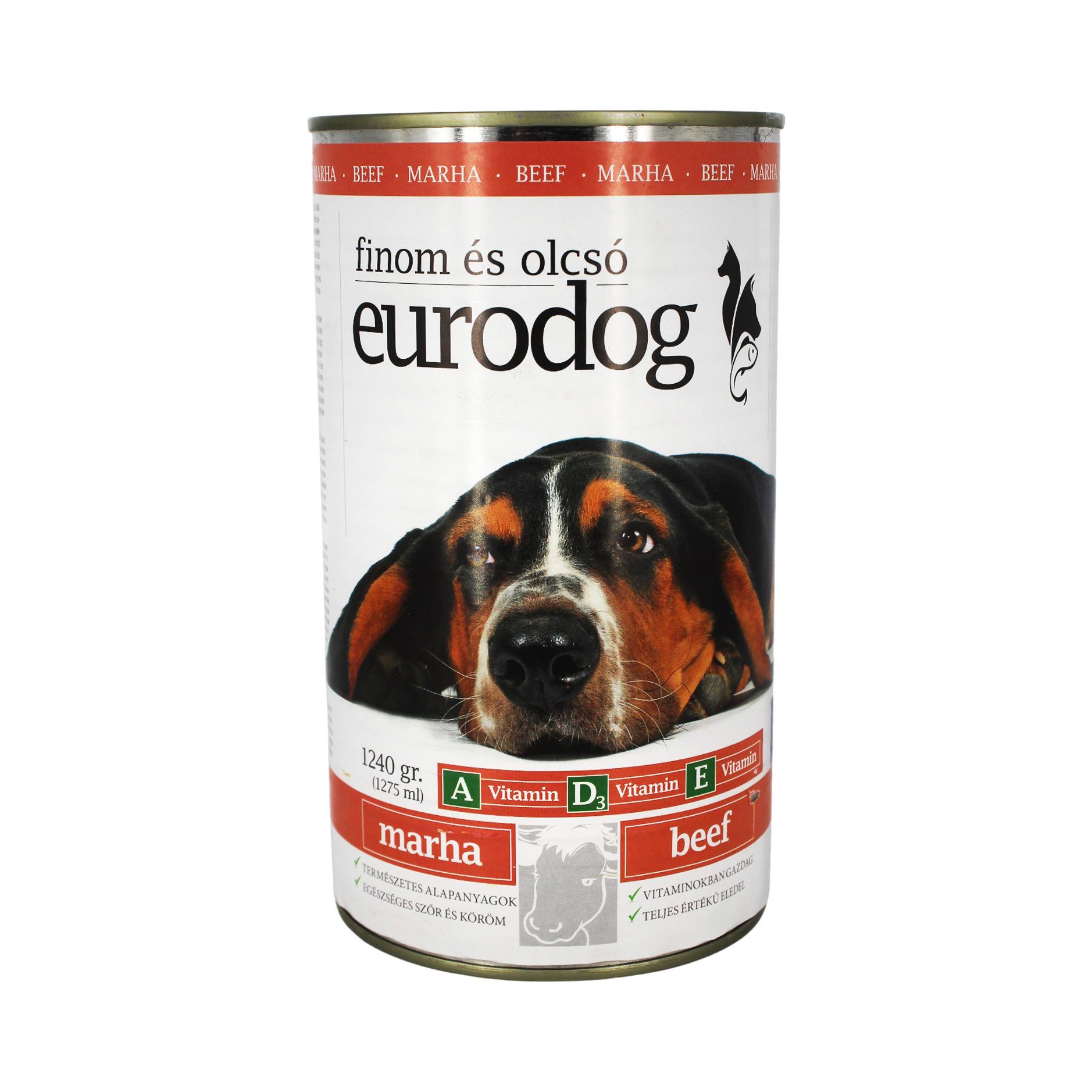 Ushqim per qen me mish vici Eurodog 1240g